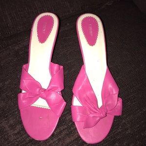 Fioni kitten heels in hot pink